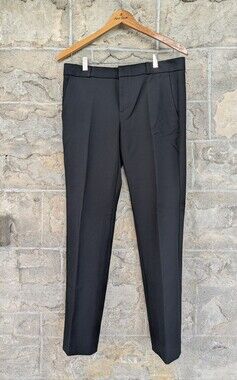 Women's Banana Republic Mid Rise Black Dress Pants Slim/Straight Fit Size 6